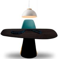 Mesa Oval Organica Flower 2.44x1;37cm Em Ebano - 3