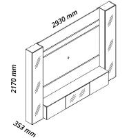 Home Luminare Reflecta 293 2 Torres Para Tvs De Até 85 Polegadas Com Led E Espelho Naturale - Gelius - 9