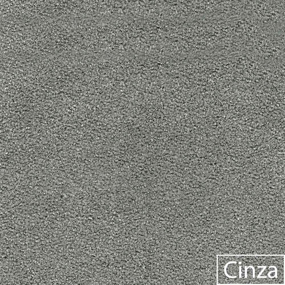 Sofá Curvo Sala De Estar Recepção Consultório Amsterdã 220cm Bouclé Cor Cinza - 5