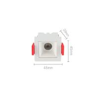 Spot De Embutir Astraled Downlight Evon Led 2w Bivolt Branco - 4000k - Luz Neutra - 2