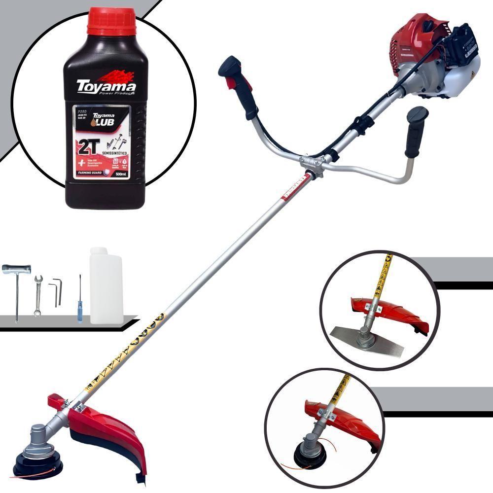 Roçadeira Multifunções Bcj521l Kawashima 52cc + Óleo Toyama - 1