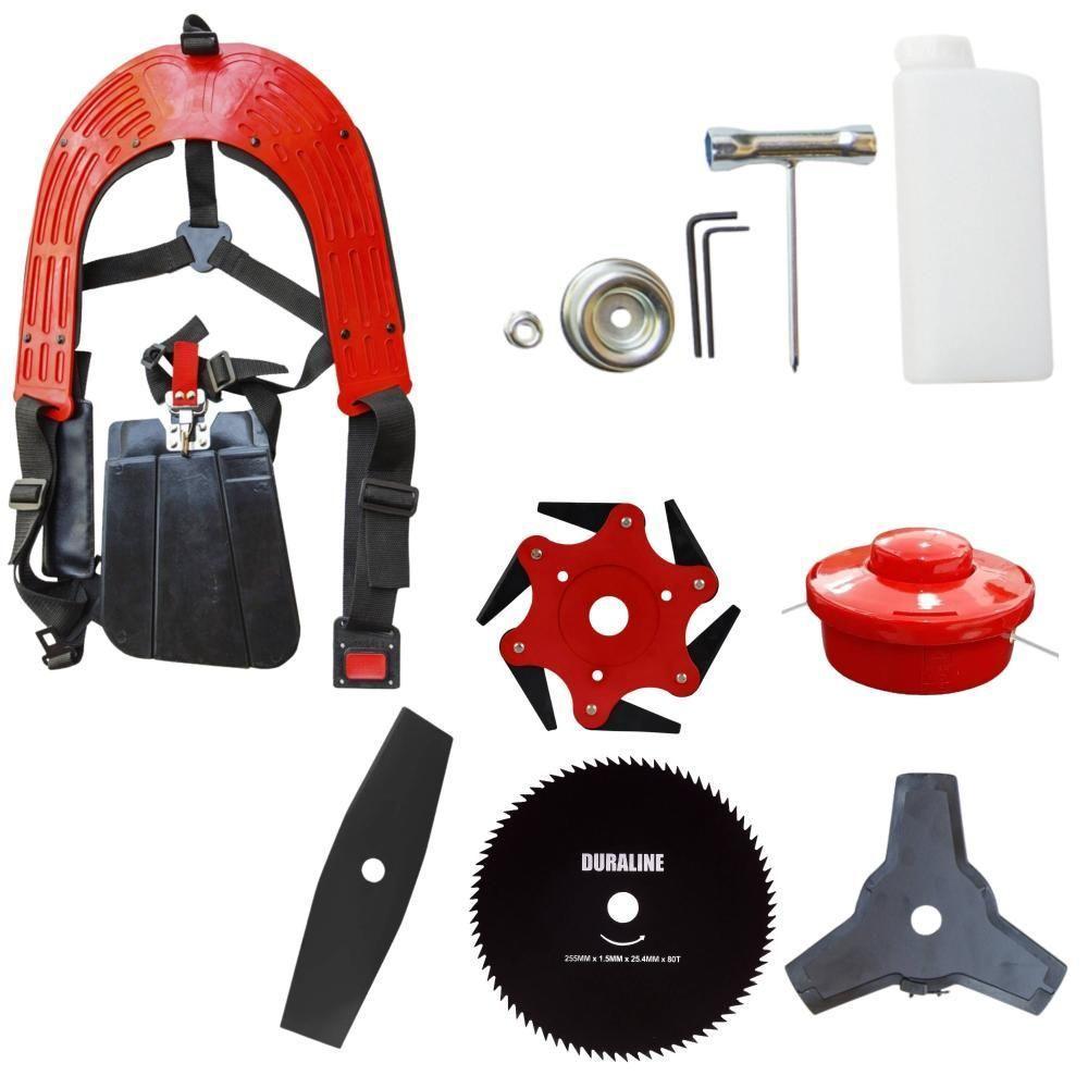 Roçadeira Lateral Toyama Rt52l 2hp 52cc + Facas 2p 6p 80d - 7