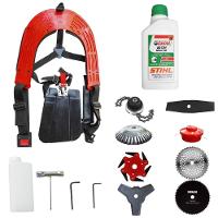 Roçadeira Lateral Rt43l + 6 Facas + Epi + Óleo Stihl 2t - 8