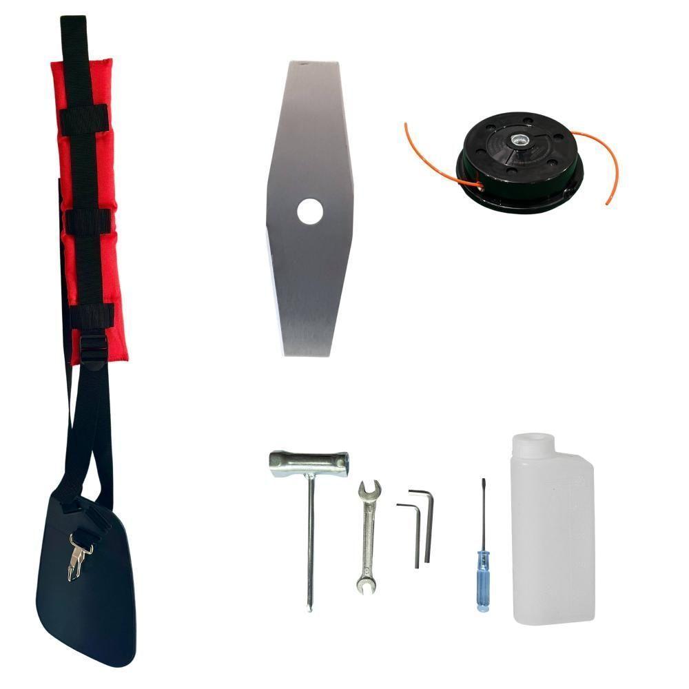 Roçadeira Multifunções Kawashima Bcj521-l 52cc + Óleo Stihl - 8