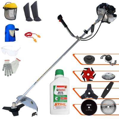 Roçadeira Lateral Tbc43h + 6 Facas + Epi + Óleo Stihl 2t