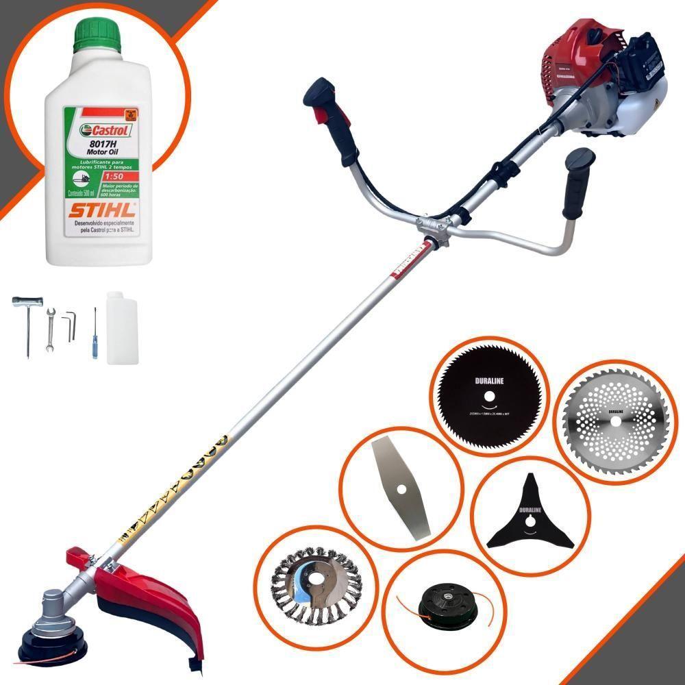 Roçadeira Lateral Bcj521l Kawashima 52cc 6 Em 1 + Óleo Stihl - 1