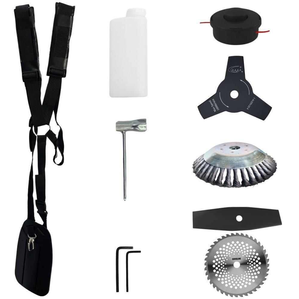 Roçadeira Rt43lb25a Toyama 1,7hp 43cc Com 5 Opções De Cortes - 6