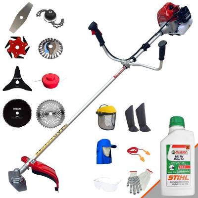 Roçadeira 8 Em 1 Bcj620l à Gasolina + Epi + Óleo Stihl 2t