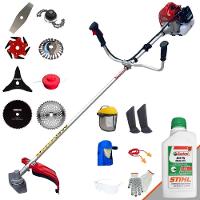 Roçadeira 8 Em 1 Bcj620l à Gasolina + Epi + Óleo Stihl 2t - 1
