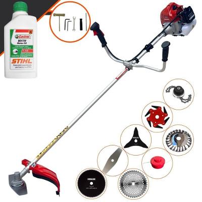 Roçadeira 8 Em 1 Kawashima Bcj620l 62cc 3hp + Óleo Stihl