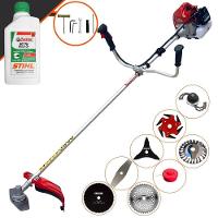 Roçadeira 8 Em 1 Kawashima Bcj620l 62cc 3hp + Óleo Stihl - 1