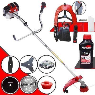 Roçadeira Robusta Rt43l + 6 Opções De Cortes + óleo Toyama