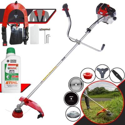 Roçadeira Rt52l + Faca 2p 3p 40d 80d + Escova + óleo Stihl