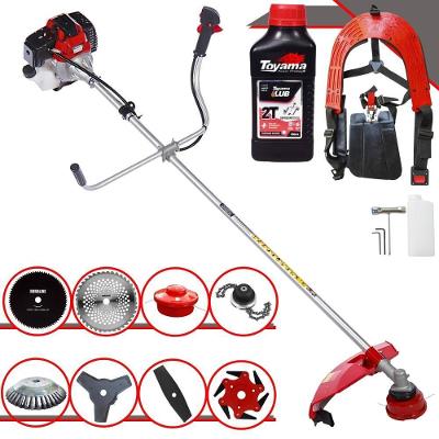 Roçadeira Rt52l 52cc + 6 Facas + Escova + óleo Toyama 2t