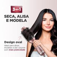 Escova Secadora Mondial Cerdas Duplas 1300w Es-02-bi Golden Rose Bivolt - 5