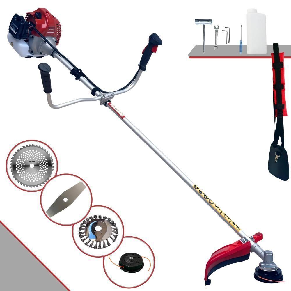 Roçadeira 53cc 2,5hp Bcj521l Kawashima Com 4 Opções De Corte - 1