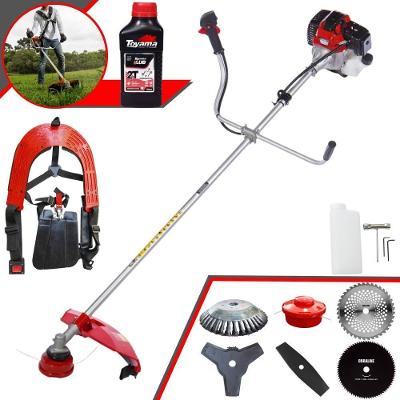 Roçadeira Rt43l + Faca 2p 3p 40d 80d + Escova + óleo Toyama