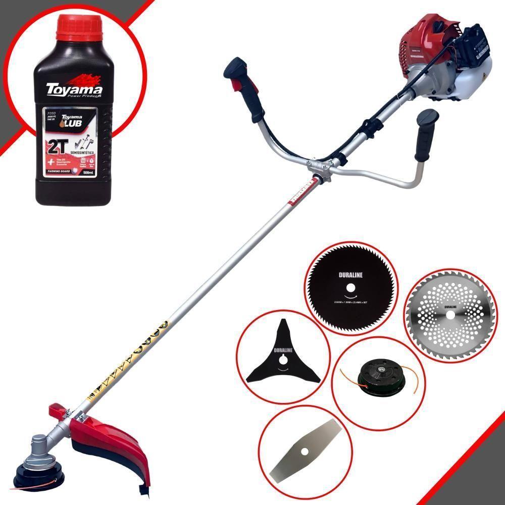 Roçadeira 5 Em 1 Kawashima Bcj431l 43cc + Óleo Toyama 2t - 1
