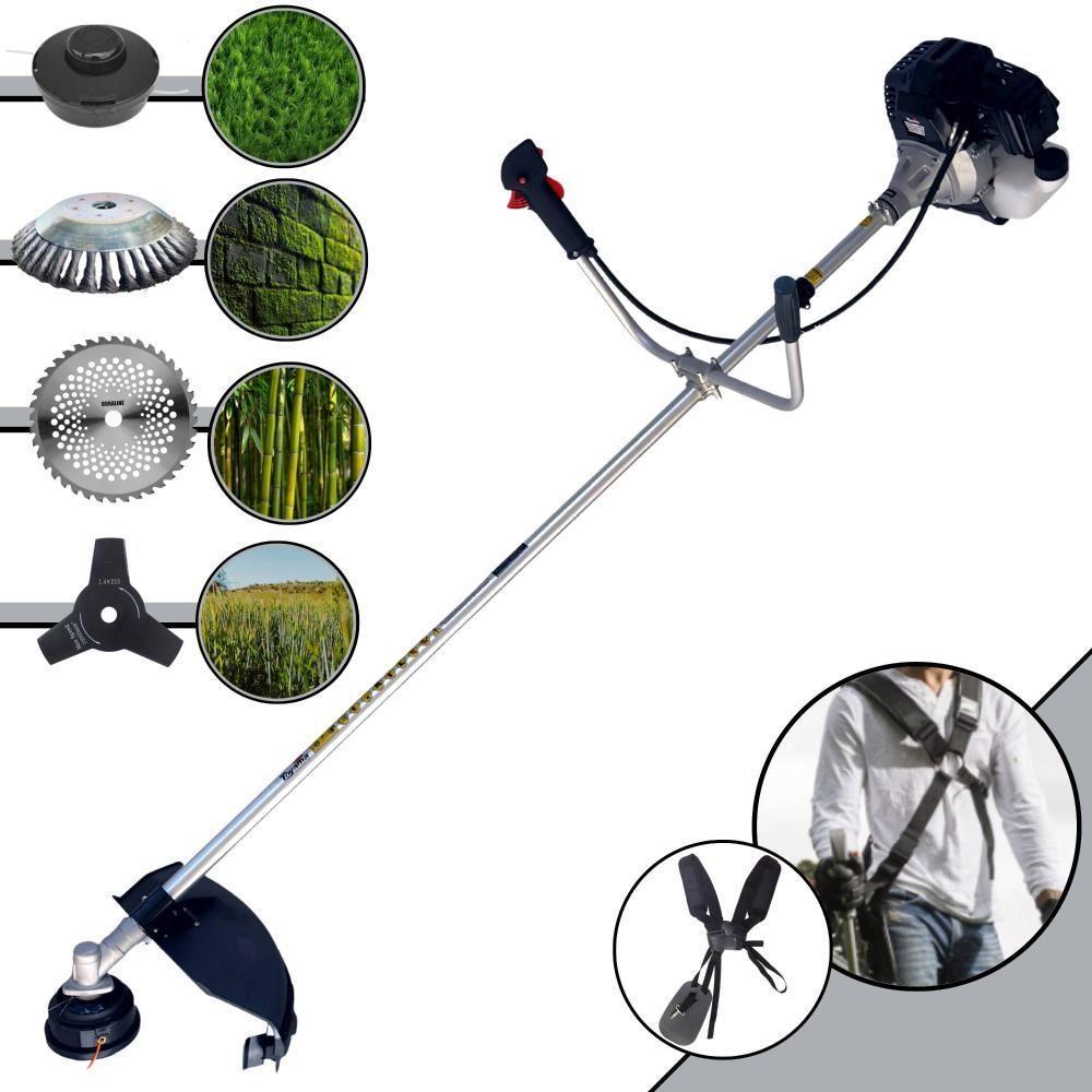 Roçadeira 43cc 1,7hp Rt43lb25a Toyama Com 4 Opções De Corte - 1