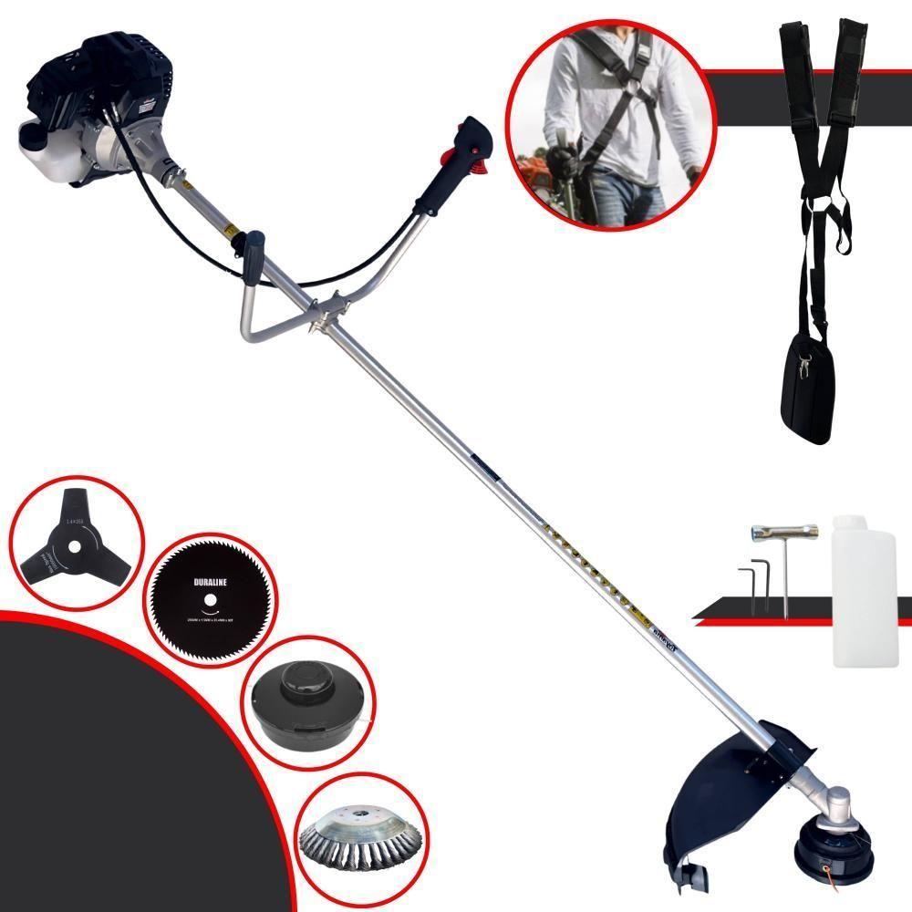 Roçadeira Robusta Toyama Rt43lb25a 43cc + Faca 80d E Escova - 1