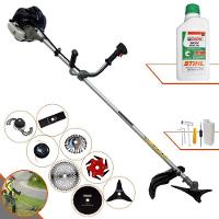 Podador De Grama Anmax Cg430b 43cc 1,7hp 8 Em 1 + Óleo Stihl - 1