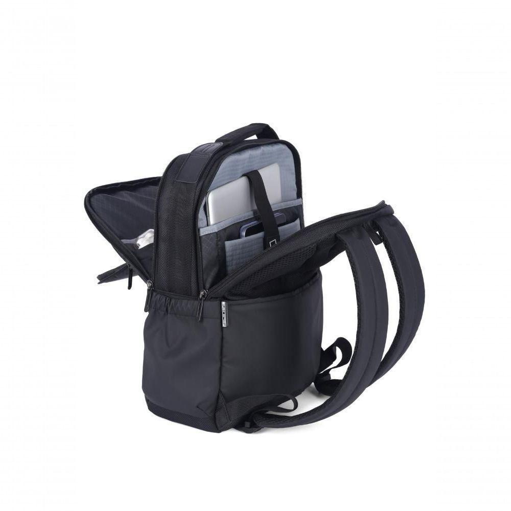 Mochila Laptop Masculino Preto - Unico Preto - 7
