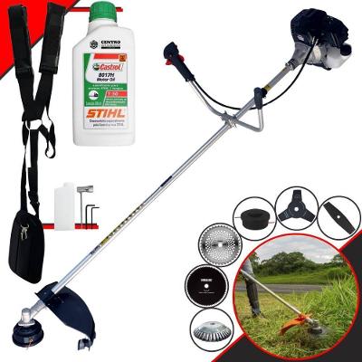 Roçadeira Robusta Rt43lb25a Toyama 43cc 6 Em 1 + óleo Stihl