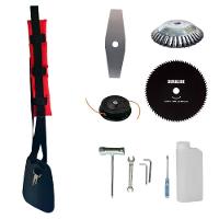 Roçadeira Robusta Kawashima Bcj431l 43cc + Faca 80d E Escova - 7