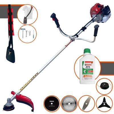 Roçadeira 5 Em 1 Kawashima Bcj431l 43cc 1,7hp + Óleo Stihl