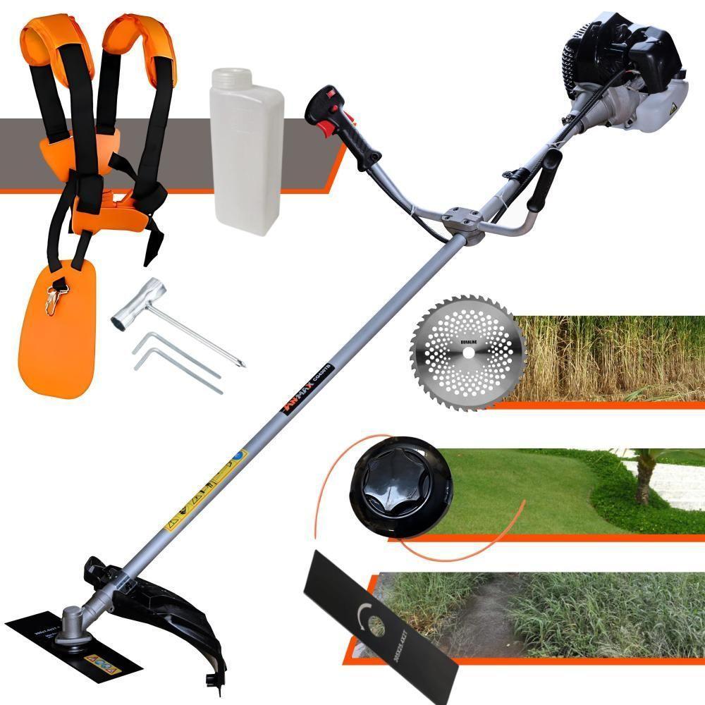 Roçadeira Anmax Cg430b 43cc 1,7hp + Lâmina 40 Dentes Vídea - 1