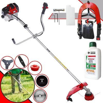 Roçadeira Rt52-l 52cc + óleo Stihl 2t + 4 Lâminas De Corte