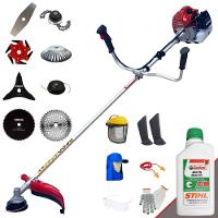 Roçadeira Robusta 8 Em 1 Bcj431 + 6 Facas + Óleo Stihl + Epi - 1