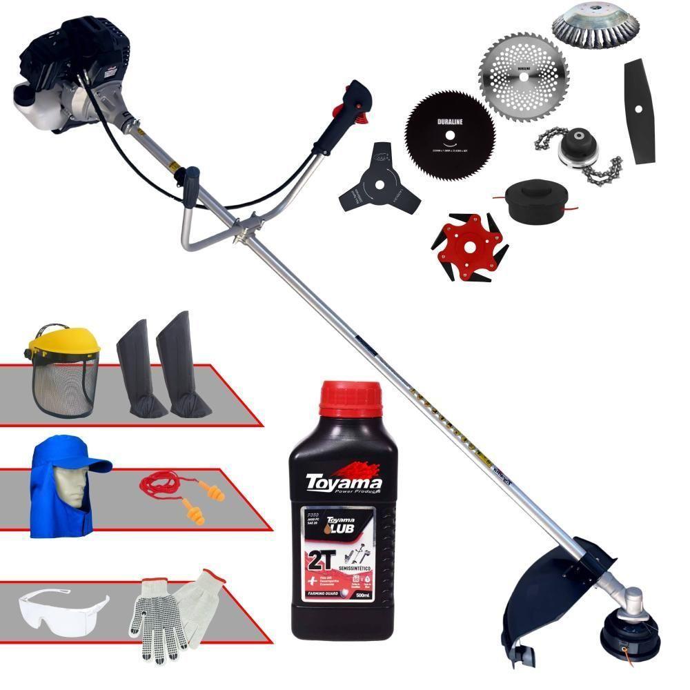 Roçadeira 8 Em 1 Rt43lb25a à Gasolina + Epi + óleo Toyama 2t - 1