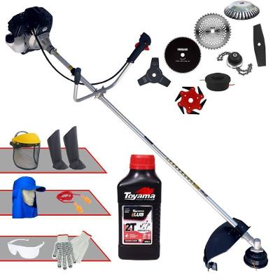 Roçadeira 8 Em 1 Rt43lb25a à Gasolina + Epi + óleo Toyama 2t