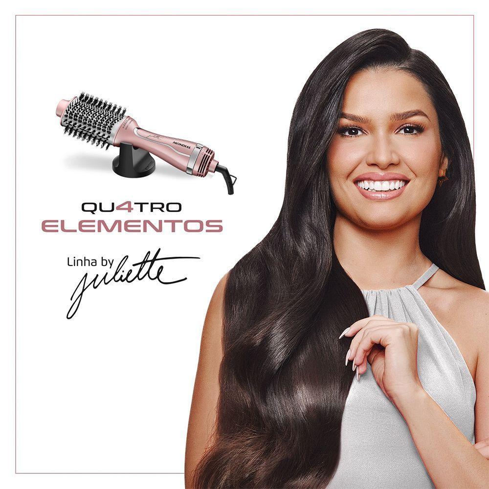 Escova Secadora Mondial By Juliette 3 Em 1 1300w Es-ju-01 Golden Rose Bivolt - 5