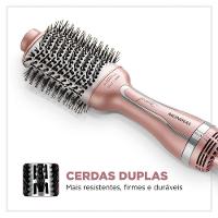 Escova Secadora Mondial By Juliette 3 Em 1 1300w Es-ju-01 Golden Rose Bivolt