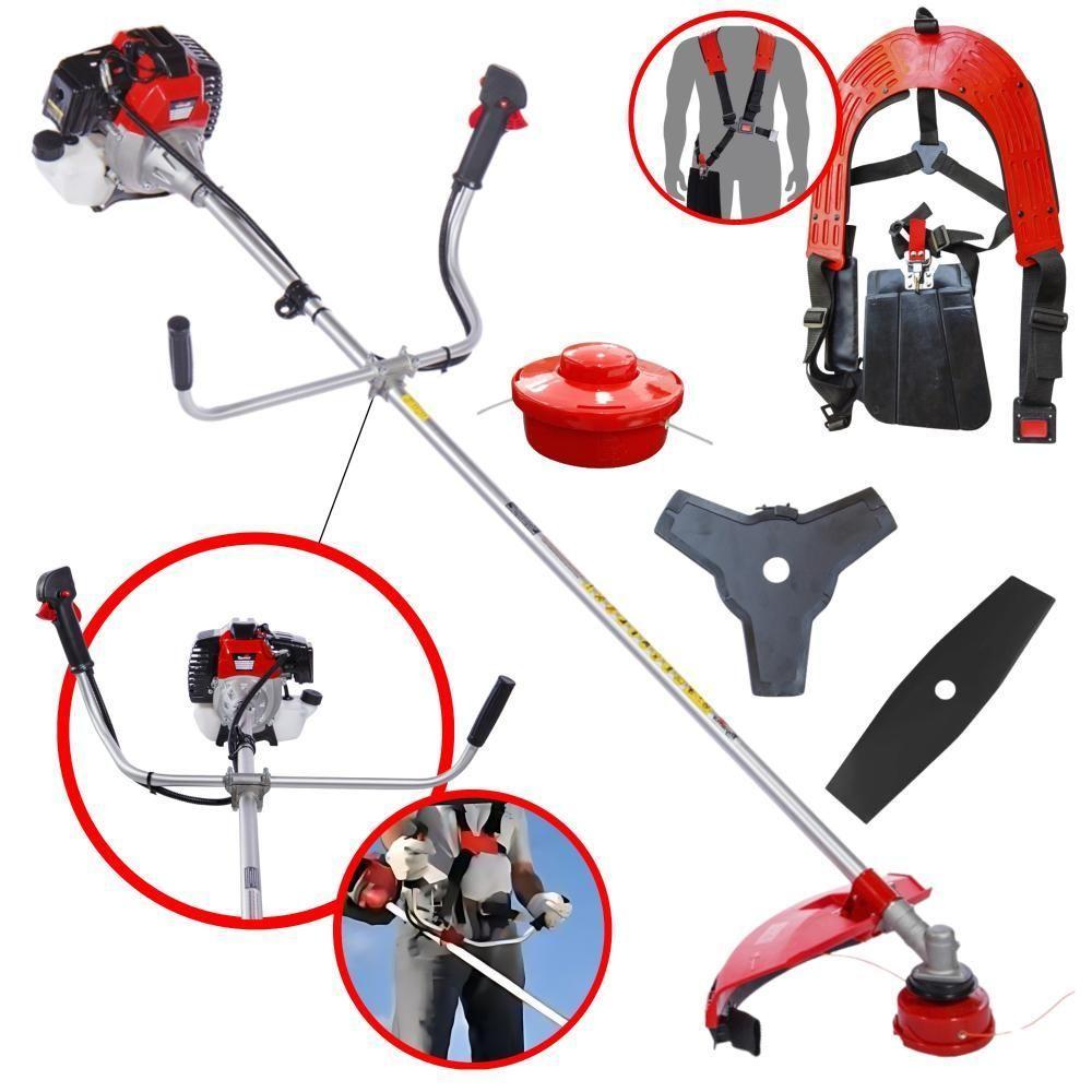 Roçadeira Robusta Toyama Rt52l 52cc 2hp 2t + Faca 2 Pontas - 1