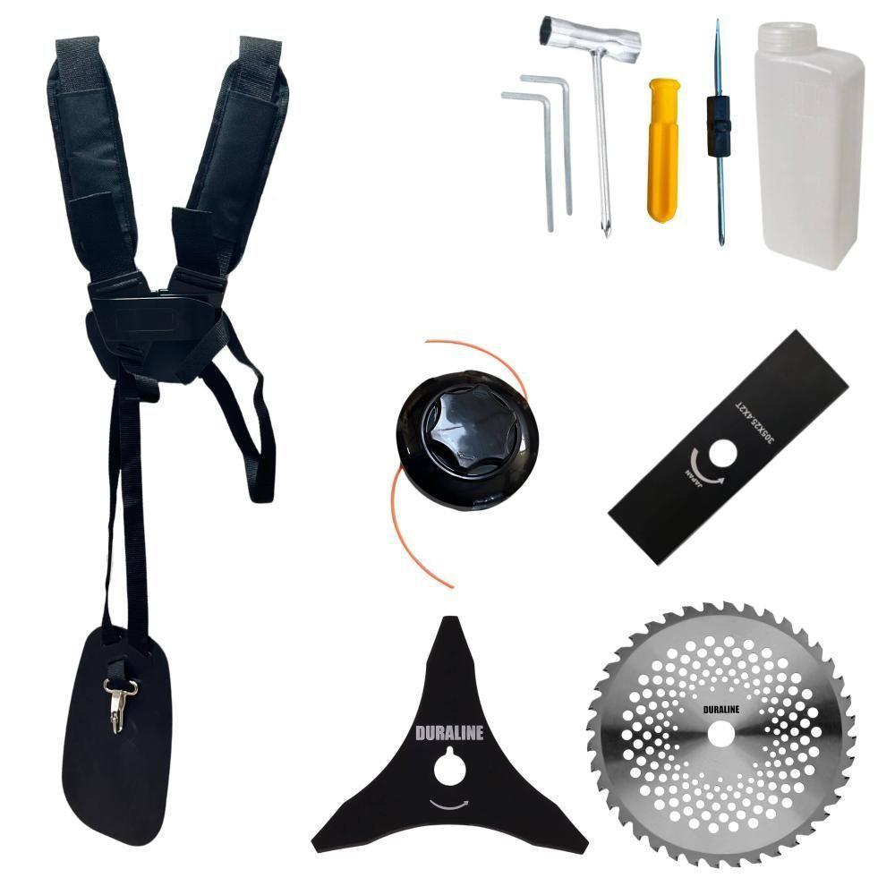 Roçadeira Cg520p 52cc 2,2hp Anmax Com 4 Opções De Cortes - 7