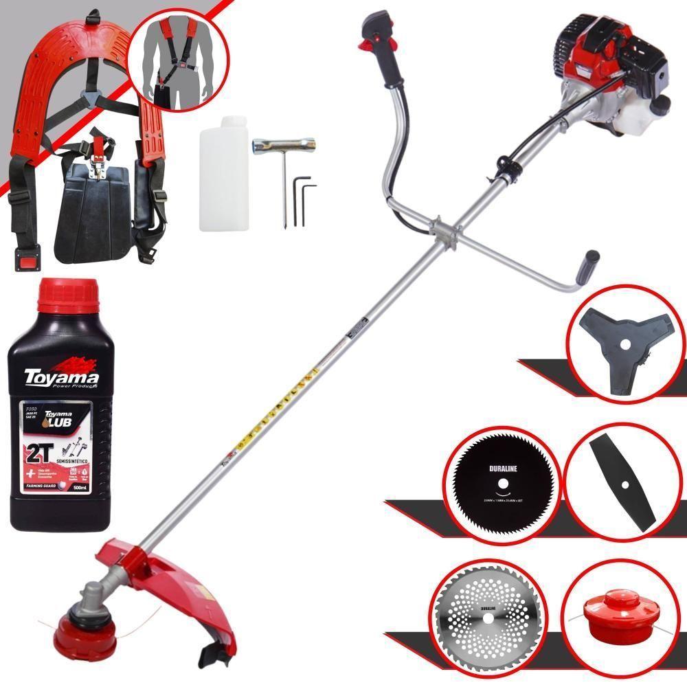 Roçadeira 5 Em 1 Toyama Rt43l 1,7hp 43cc + óleo Toyama 2t - 1