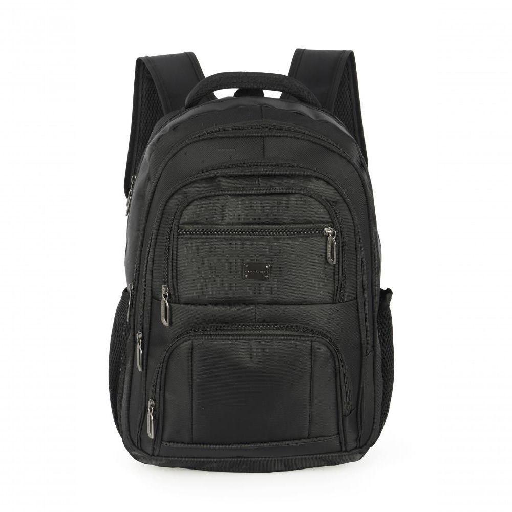 Mochila Laptop Masculino Preto - Unico Preto - 1