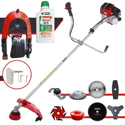 Roçadeira 8 Em 1 Toyama Rt52l 52cc 2hp + óleo Stihl 8017