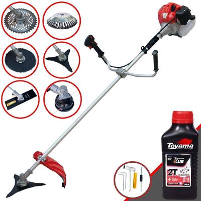 Roçadeira Cg430p 43cc Multifuncional 6 Em 1 + Óleo Toyama 2t