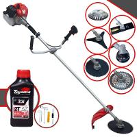 Roçadeira Cg430ptb Anmax + Óleo Toyama C- 6 Opções De Cortes - 1