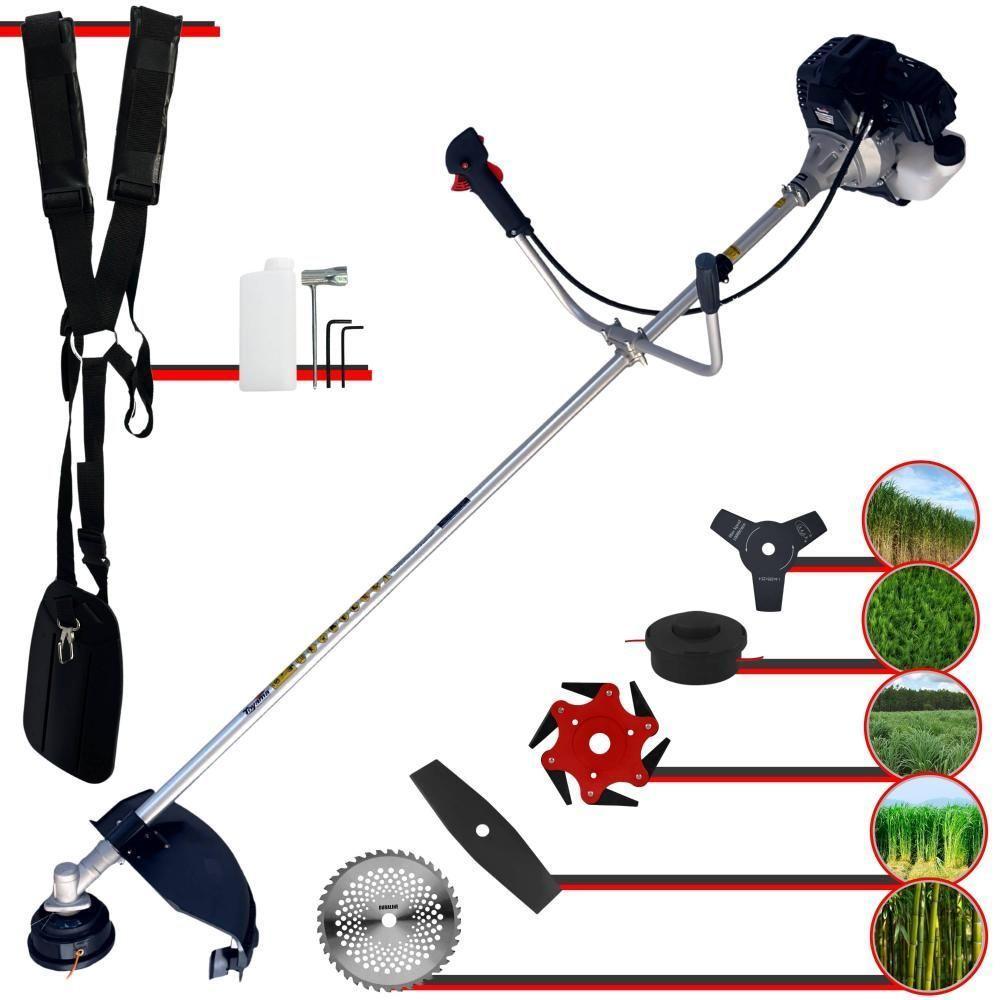 Roçadeira 43cc Rt43lb25a C- Facas 2p, 3p, 6p, 40d + Carretel - 1