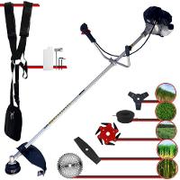 Roçadeira 43cc Rt43lb25a C- Facas 2p, 3p, 6p, 40d + Carretel - 1