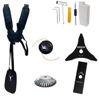 Roçadeira Profissional Anmax Cg520p 52cc + Faca 3p E Escova - 7