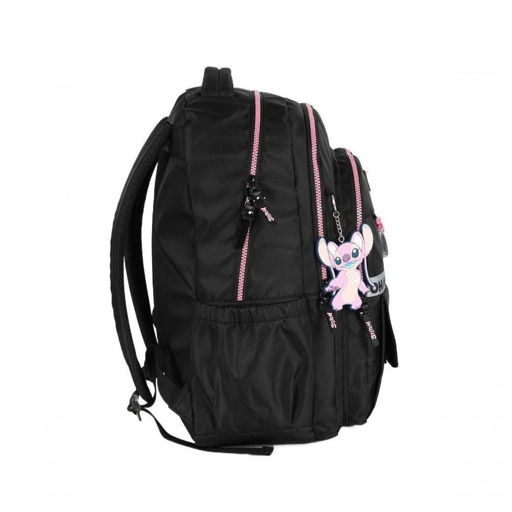 Mochila Laptop Stitch Preto - Unico Preto - 3