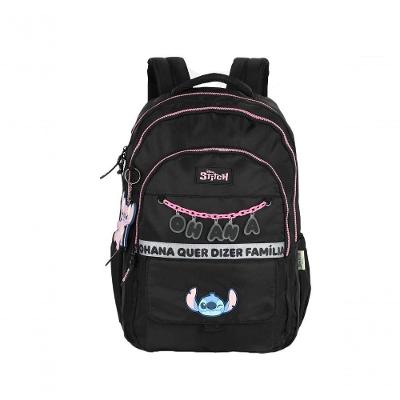 Mochila Laptop Stitch Preto - Unico Preto
