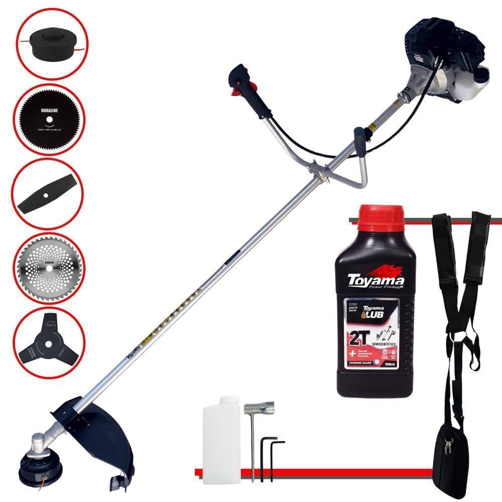 Roçadeira Robusta Toyama Rt43lb25a 43cc 5 Em 1 + óleo Toyama - 1