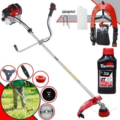 Roçadeira Rt52l 52cc + 4 Lâminas De Corte + óleo Toyama 2t